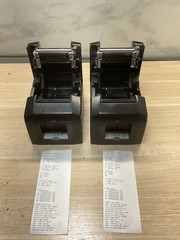 TOUCH DYNAMIC MODEL PR-TB-650-N POS THERMAL RECEIPT PRINTER /lot Of 2 /JUA1969