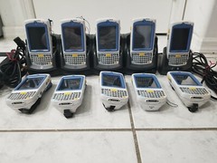 Motorola Symbol MC75A0 Wireless Laser Barcode Scanners with Cradles Lot of 10
