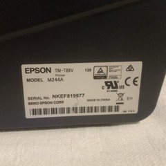 Epson Micros Oracle TM-T88V Receipt Printer Serial USB Black M244A Tested