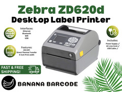 Zebra ZD620d Desktop Label Printer Kit | WiFi, 🟦🦷, USB, & LAN Supported⚡️✅⭐️
