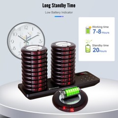 TD163 Restaurant pager system Pagers For Restaurant 50 Buzzers For Food Truck