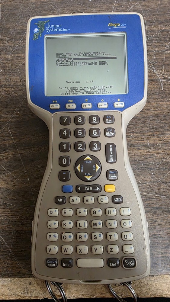 Juniper Systems Allegro CE Data Collection Terminal