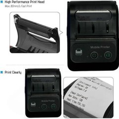 Mini 58mm Portable Bluetooth Wireless Pocket Mobile POS Thermal Receipt Printer