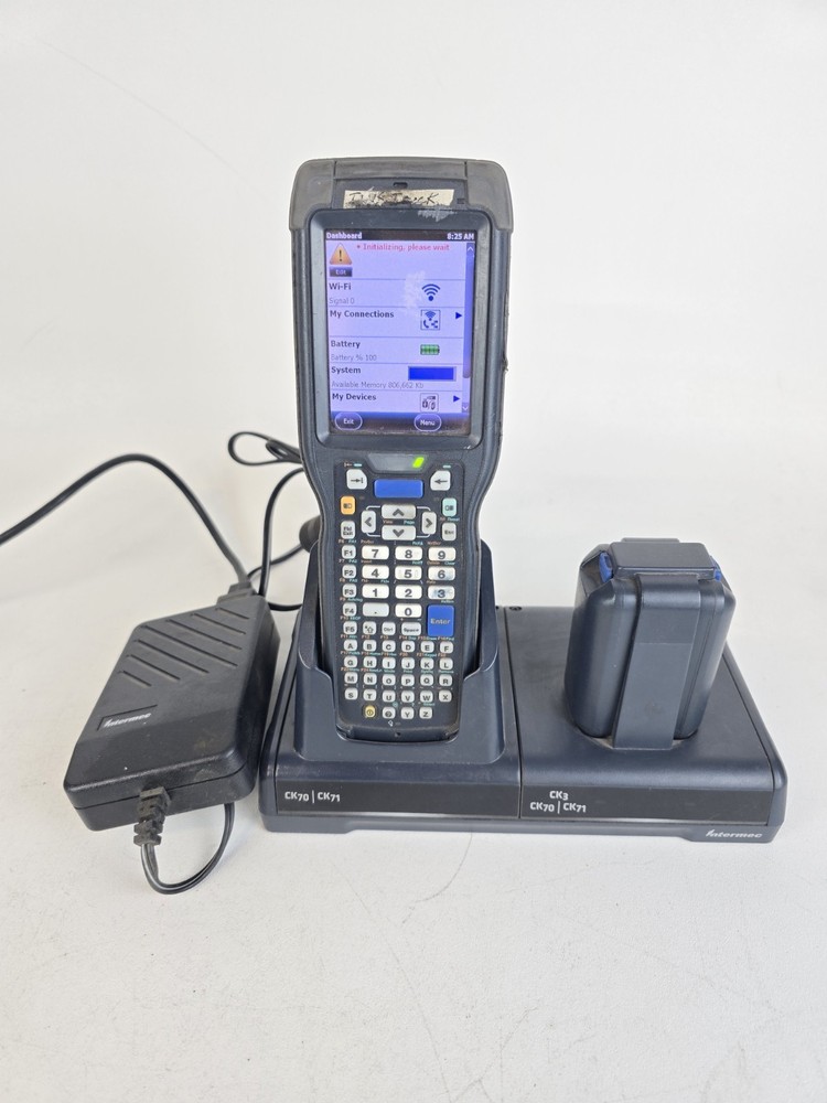 Intermec CK71 Barcode Scanner CK70 CK71 1002UU01 Dock Charger CK3 Batteries