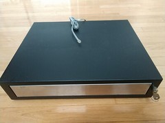 19&Prime; x 16&Prime; « Stainless Steel » Front Heavy Duty Black Eletronic Cash Drawer 5Bill