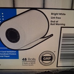Member&rsquo;s Mark Thermal Receipt Paper Rolls, 2 1/4&Prime; X 50&prime; , 48 Rolls
