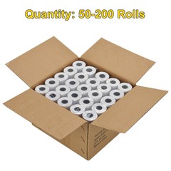 50-200 Rolls Case 2 1/4&Prime; x 85&prime; Cash Register POS Receipt Thermal Paper BPA Free