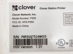 ⭐️⭐️⭐️⭐️⭐️ **UNTESTED** Clover Station P550 POS Receipt Printer
