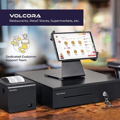 Black Electronic Cash Register Drawer, 5 Bill/8 Coin Slots