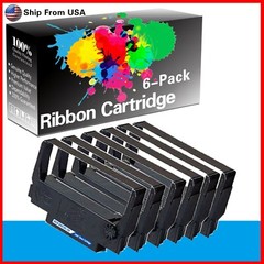 6PCS Purple Compatible ERC-30 34 38 ERC30 Ribbon for TM-U210D