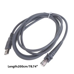 Flexible USB Cable Versatile Data Cable 2M for Scanner GD4130 QD2100 GBT4100