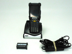 Motorola MC9062 Symbol Barcode Scanner Windows Mobile and Doc and 2 Batteries