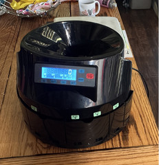 VEVOR D-3001B Electric Electronic Coin Counter Sorter 400 Capacity 300/min