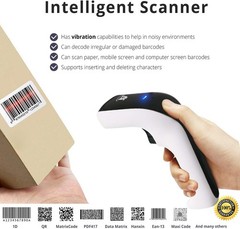 Wireless Portable 1D&2D with Stand Bluetooth Barcode Scanner: 3-in-1 Handheld…