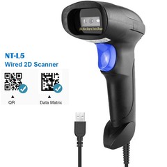 NETUM Wireless Bluetooth Barcode Scanner 1D 2D QR Code Reader for Android iOS