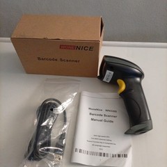 Wone Nice WN3300 USB Laser Handheld Barcode Scanner with USB Cord New Open Box