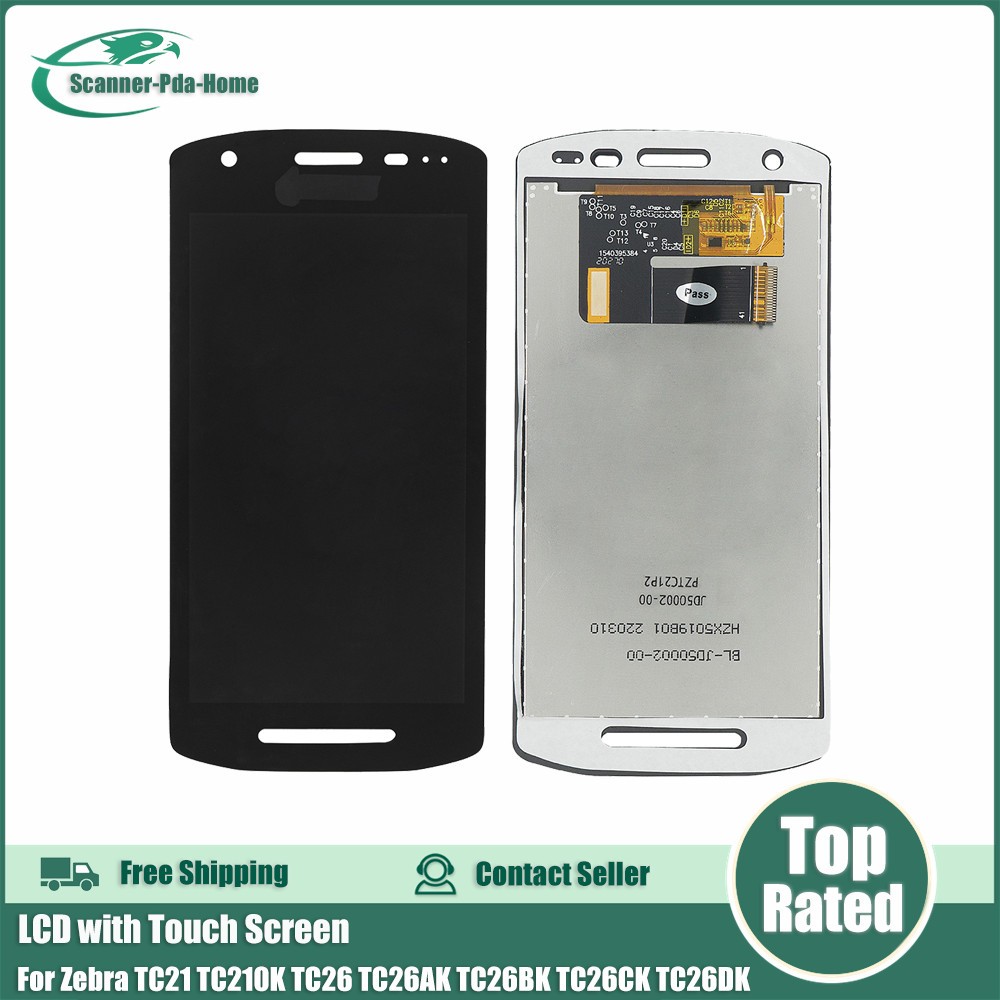 LCD with Touch Screen for Zebra TC21 TC210K TC26 TC26AK TC26BK TC26CK TC26DK