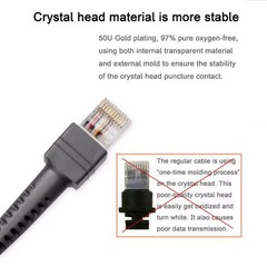10x 6FT USB Cable CBA-U01-S07ZAR For Zebra Symbol LS2208 DS2208 Barcode Scanner
