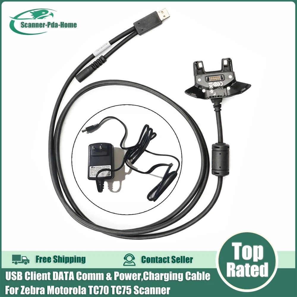 CBL-TC7X-USB1-01 USB Client DATA Comm & Power,Charging Cable for Zebra TC70 TC75