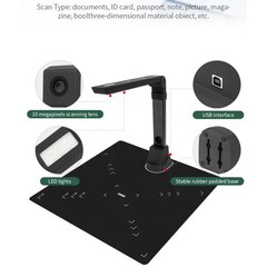 NETUM 12MP Auto-Focus Document Camera Scanner For A3/A4 Size HD Scanning For Boo
