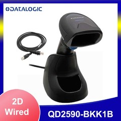 NEW Datalogic QuickScan QD2500 1D 2D USB Barcode Scanner with Stand QD2590-BKK1B