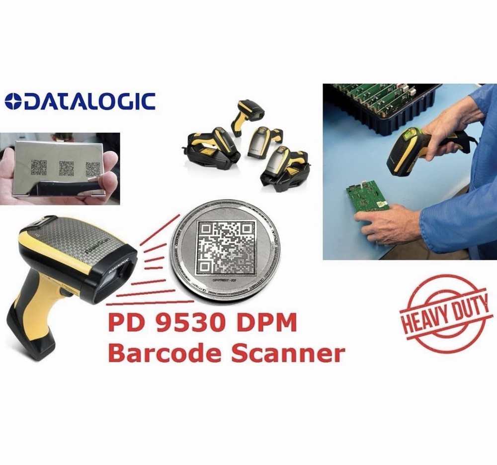 Datalogic PowerScan PD9531 DPM Industrial Barcode Scanner USB CAB-550 Cable KIT