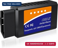 OBD2 Bluetooth Scanner for iPhone iOS Android Windows Car Code Reader Enhanced A