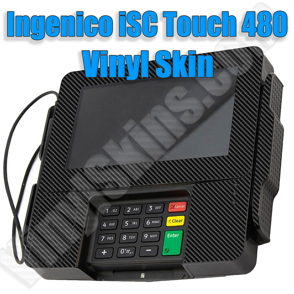 Any Custom Vinyl Skin / Decal Design for the Ingenico iSC Touch 480 – Free Ship!