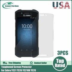 3x Toughened Screen Protector for Zebra TC21 TC26 TC210K TC26