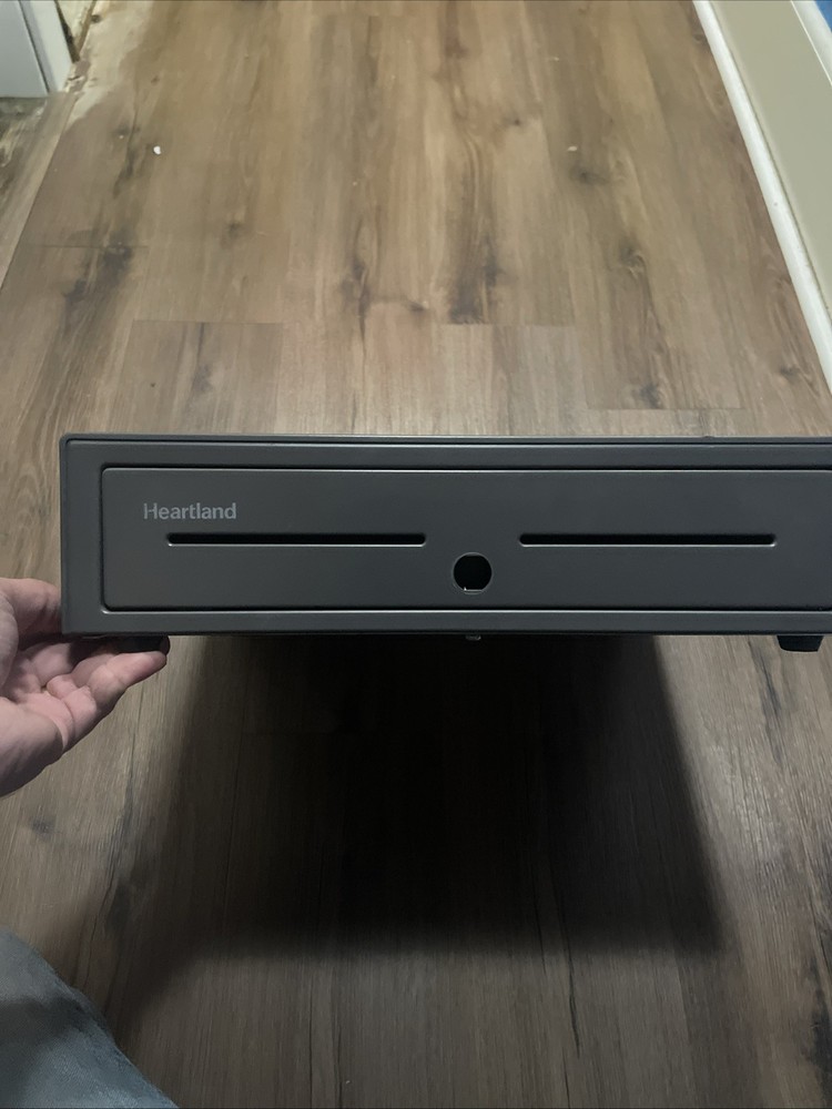 16&Prime; CASH DRAWER BOX HEAVY DUTY 5 BILLS & CHANGE CD4-1616SGY55-S2-HTL GRAY 24Volt