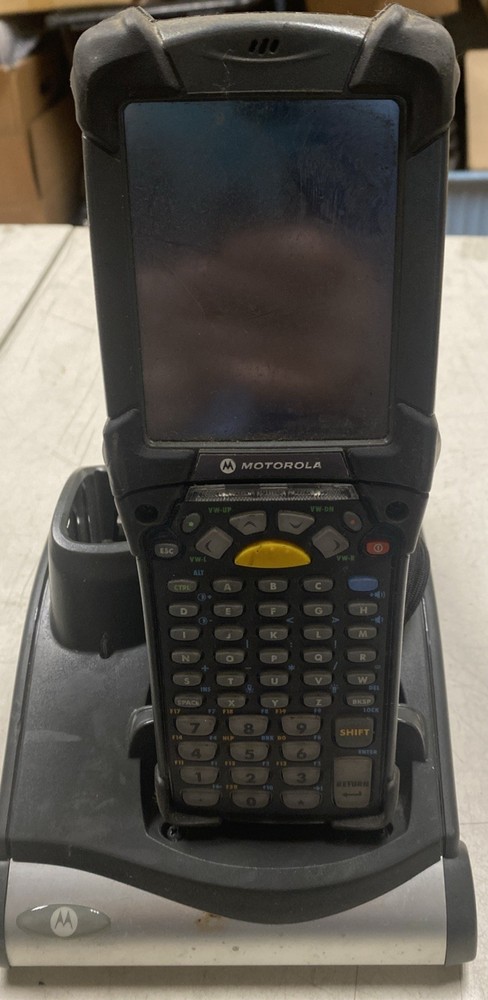 Motorola Symbol MC9190 Barcode Scanner Gun w/ Single Slot Cradle (no battery)