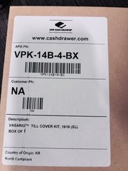 APG Vasario 1616 Cash Drawer Till Cover with Lock VPK-14B-4-BX Genuine