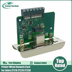 (P1038204-01)Printer Wired Network Card For Zebra ZT210 ZT220 ZT230 Print Server