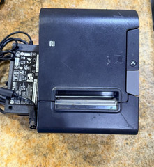 EPSON TM-T88V M338A POS USB + ETHERNET THERMAL RECEIPT PRINTER + Power Supply