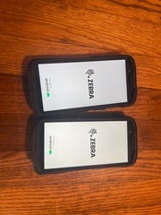 6 Zebra TC58 Android Barcode Scanner no charger been used for a company