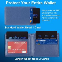 5 Pack RFID Blocking Cards – NFC Contactless Protector for Wallet & Passport