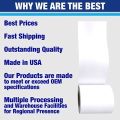 Alliance Bond Antimicrobial Paper Receipt Rolls, 3&Prime; x 130&prime;, 50 rolls/carton