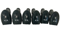 (LOT OF -6)- taotronics handheld bar code scanner tt-bs033-wired USED.