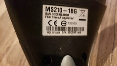 Unitech MS210-1BG Handheld USB Barcode Reader Scanner