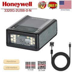Honeywell Vuquest 3320G 1D 2D Hands-Free Wired Barcode Scanner with USB Cable