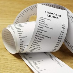 Thermal Paper 2 1/4 inch x 50 feet, Cash Register POS Receipt Paper for Credi…