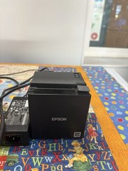 Epson Thermal Receipt Printer Model M335A with 25 Rolls of Paper and Power Cord