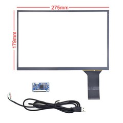 12.1&Prime; 16:10 Flexible 10 Point Touch 275*179mm Capacitive Screen + USB Controller