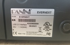 Panini EVERNEXT Automatic Check and ID Scanner. UNIT ONLY! *READ⬇️*