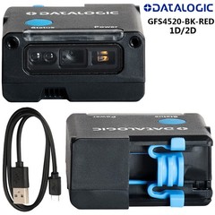 Datalogic 1D/2D Gryphon 4500 Fixed Series GFS4520-BK-RED Barcode Scanner USB Kit