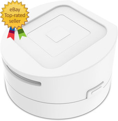 Dock for Square Reader Compatible with 1St and 2Nd Generation Elegant White Case