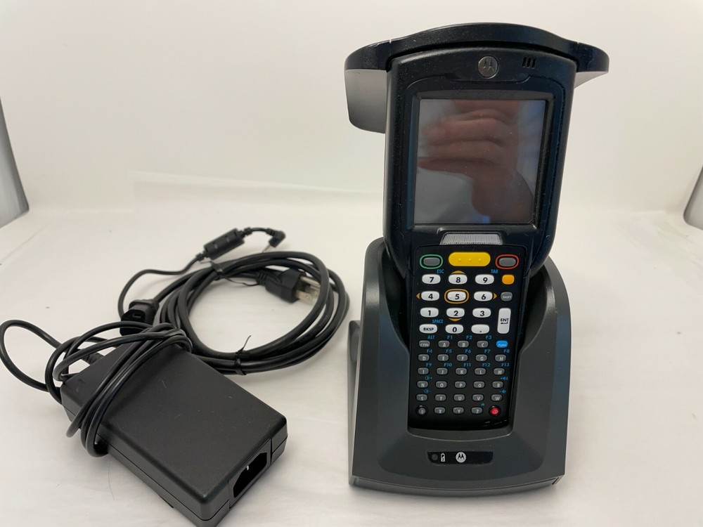 Motorola MC319Z-GI4H24E0G RFID Reader MC319ZUS 2D Scanner BT w Cradle Power Supp