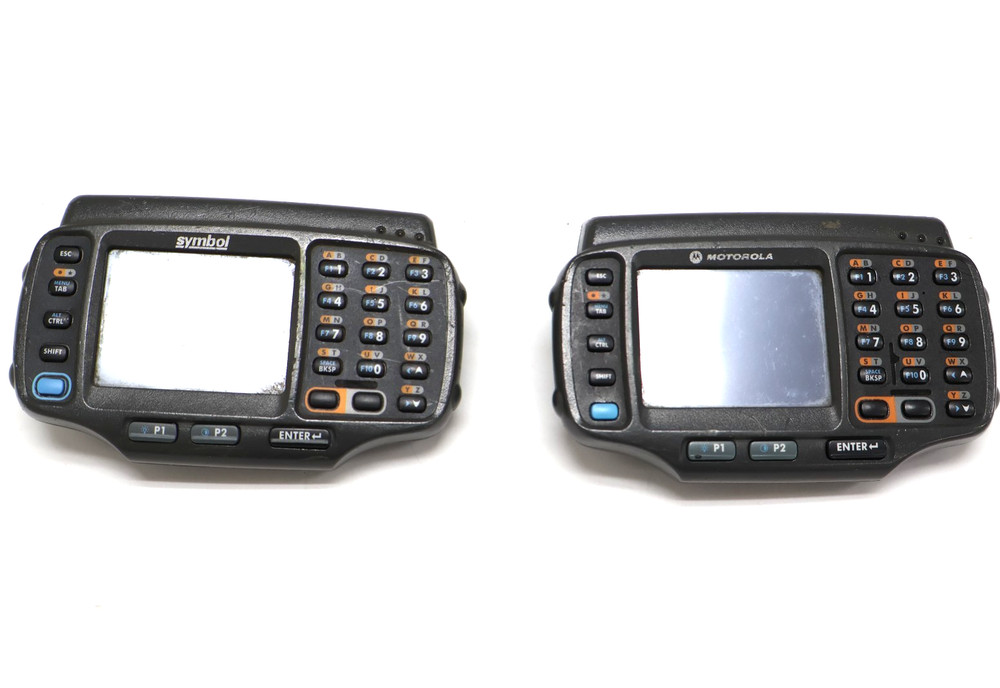 Lot of 2 Motorola Symbol WT41N0 Wearable Terminal Mobile Computer Barcode Scanne