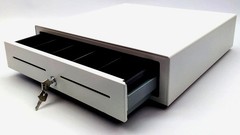 APG Vasario Cash Drawer 5 Bill x 5 Coin Lockable VB579-TW1616 16.2&Prime; x 16.4&Prime;