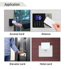 13.56MHz RFID Smart Cards M1 ISO14443A Printable Blank PVC 100 PCS Card Kit